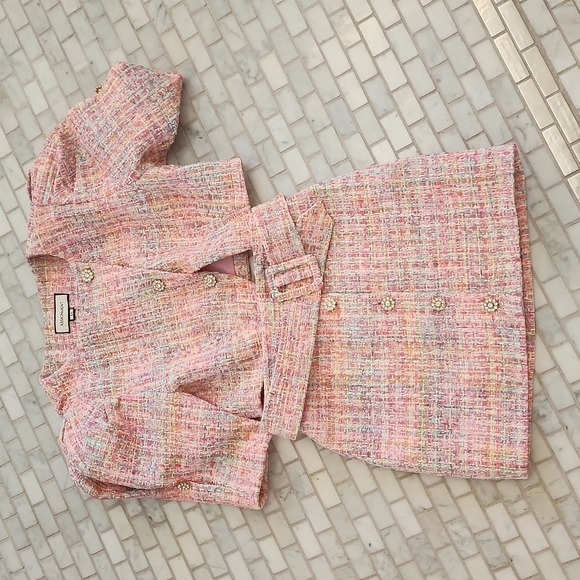 Tweed crop jacket skirt set - Picture 8 of 8